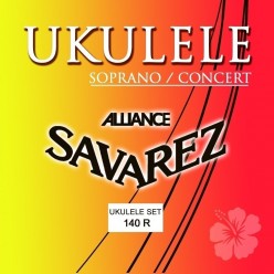 Savarez 7165668 Ukulele struny Sopran/Concert